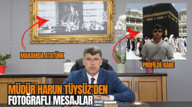 Hatay Milli Eğitim Müdürü Harun Tüysüz’den fotoğraflı mesaj!