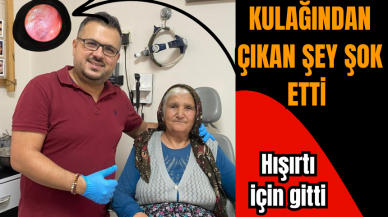 Kulağındaki hışırtı için gitti çıkan şey şoke etti