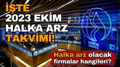 2023 Ekim ayında halka arz heyecanı