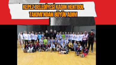 Kepez Belediyesi Kadın Hentbol Takımı'ndan büyük adım