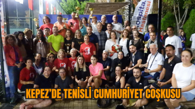 Kepez’de Tenisli Cumhuriyet Coşkusu