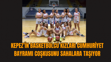 Kepez’in basketbolcu kızları Cumhuriyet Bayramı coşkusunu sahalara taşıyor