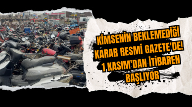 Kimsenin beklemediği karar Resmi Gazete'de!  1 Kasım'dan itibaren başlıyor