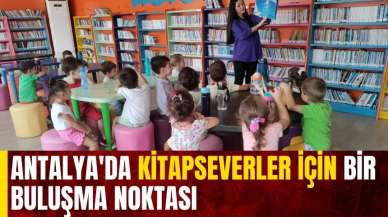 Antalya'da kitapseverler için bir buluşma noktası