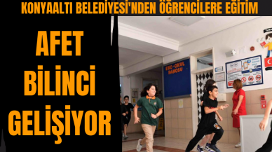 Konyaaltı Belediyesi'nden öğrencilere eğitim