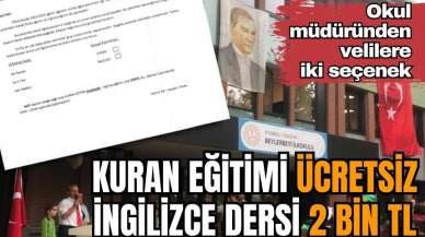 Okullar tarikatların kucağına düştü! Kuran eğitimi ücretsiz İngilizce dersi 2 bin TL