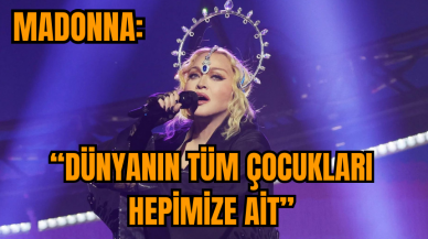 Madonna konserinde İsrail-Filistin hakkında konuştu