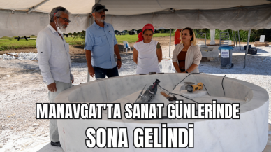 Manavgat'ta sanat günlerinde sona gelindi