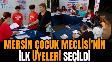 Mersin Çocuk Meclisi'nin ilk üyeleri seçildi