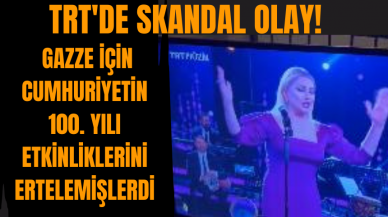 TRT'de skandal olay! Gazze için Cumhuriyetin 100. yılı etkinliklerini ertelemişlerdi