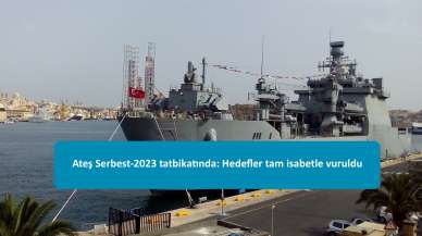 Ateş Serbest-2023 tatbikatında: Hedefler tam isabetle vuruldu