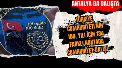 Türkiye Cumhuriyeti'nin 100. Yılı İçin 134 Farklı Noktada Cumhuriyet Dalışı