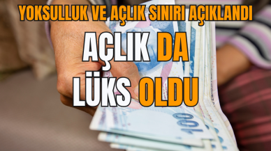 Yoksulluk ve açlık sınırı açıklandı: Açlık da lüks oldu