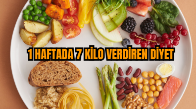 1 Haftada 7 Kilo Verdiren Diyet