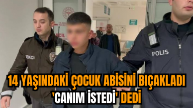 14 Yaşındaki Çocuk Abisini Bıçakladı 'Canım İstedi' dedi