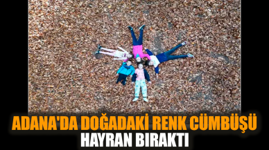 Adana'da doğadaki renk cümbüşü hayran bıraktı