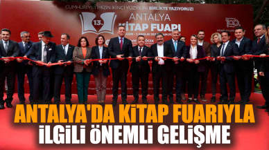 13. Antalya Kitap Fuarı 24 Kasım’da Başlıyor