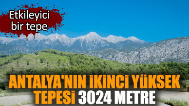 Antalya'nın ikinci yüksek tepesi 3024 metre