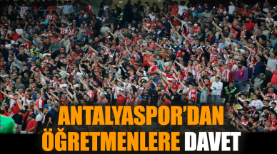 Antalyaspor’dan öğretmenlere davet