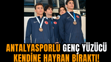 Antalyasporlu Genç Yüzücü Kendine Hayran Bıraktı!