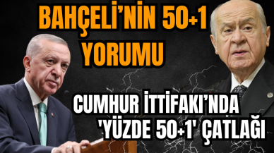 Bahçeli'den 50+1'e: Bu sistemin demokratik meşruiyeti yüzde 50+1'dir