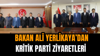 Bakan Ali Yerlikaya’dan kritik parti ziyaretleri