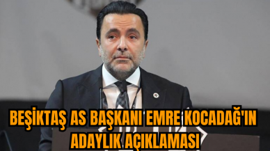 Beşiktaş As Başkanı Emre Kocadağ'ın adaylık açıklaması