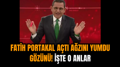 Fatih Portakal açtı ağzını yumdu gözünü! İşte o anlar