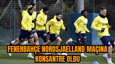 Fenerbahçe Nordsjaelland maçına konsantre oldu