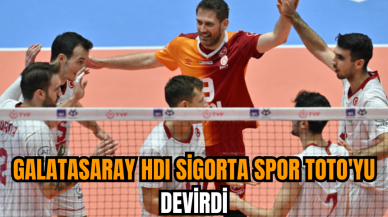 Galatasaray HDI Sigorta Spor Toto'yu devirdi