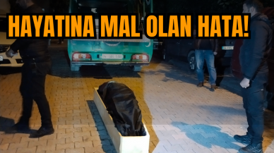 Hatası ölümüne sebep oldu! El frenini çekmeyi unutup altında kaldı