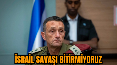 İsrail savaşı bitirmiyoruz