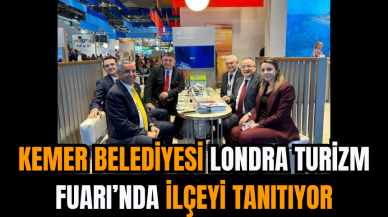 Kemer Belediyesi Londra Turizm Fuarı’nda İlçeyi Tanıtıyor