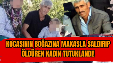 Eşi uyurken bıçakla saldırıp öldüren kadın tutuklandı!