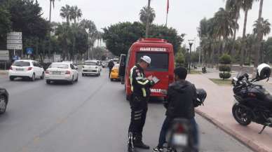 Mersin’de kural ihlali yapan sürücülere ceza yağdı