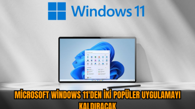 Microsoft Windows 11'den iki popüler uygulamayı kaldıracak