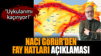 Naci Görür'den fay hatları açıklaması: Uykularımı kaçırıyor!