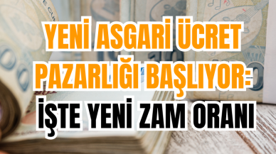 Yeni Asgari Ücret Pazarlığı Başlıyor: İşte Yeni Zam Oranı