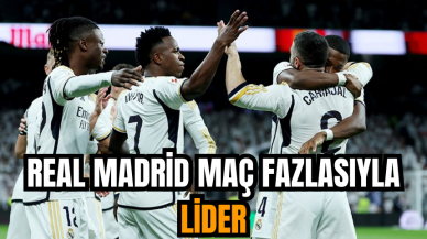 Real Madrid maç fazlasıyla lider