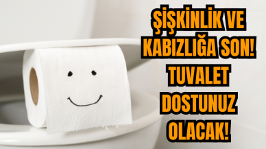 Şişkinlik ve Kabızlığa Son! Tuvalet dostunuz olacak!