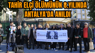 Tahir Elçi ölümünün 8.yılında Antalya'da anıldı