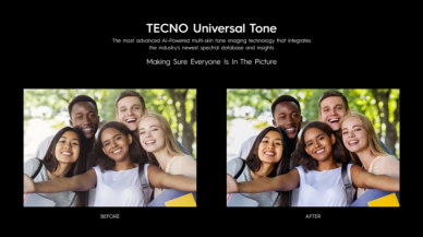 TECNO Universal Tone ile her cilt tonunun güzelliğini yansıtacak