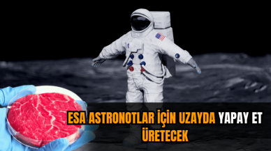 ESA astronotlar için uzayda yapay et üretecek