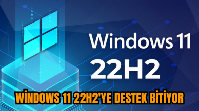 Windows 11 22H2'ye destek bitiyor