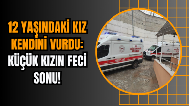 12 Yaşındaki kız kendini vurdu: Küçük kızın feci sonu!