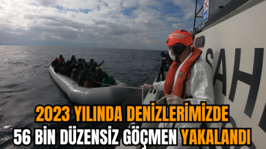 2023 yılında 56 bin düzensiz göçmen yakalandı