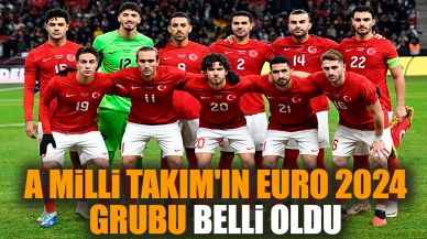 A Milli Takım'ın EURO 2024 grubu belli oldu