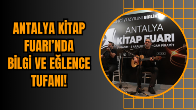 Antalya Kitap Fuarı’nda bilgi ve eğlence tufanı!