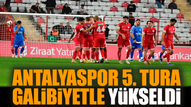 Antalyaspor 5. tura galibiyetle yükseldi