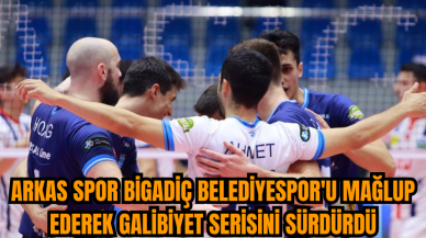 Arkas Spor Bigadiç Belediyespor'u mağlup ederek galibiyet serisini sürdürdü